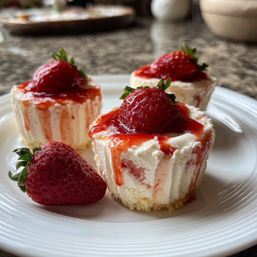 Strawberry Cheesecake Cups