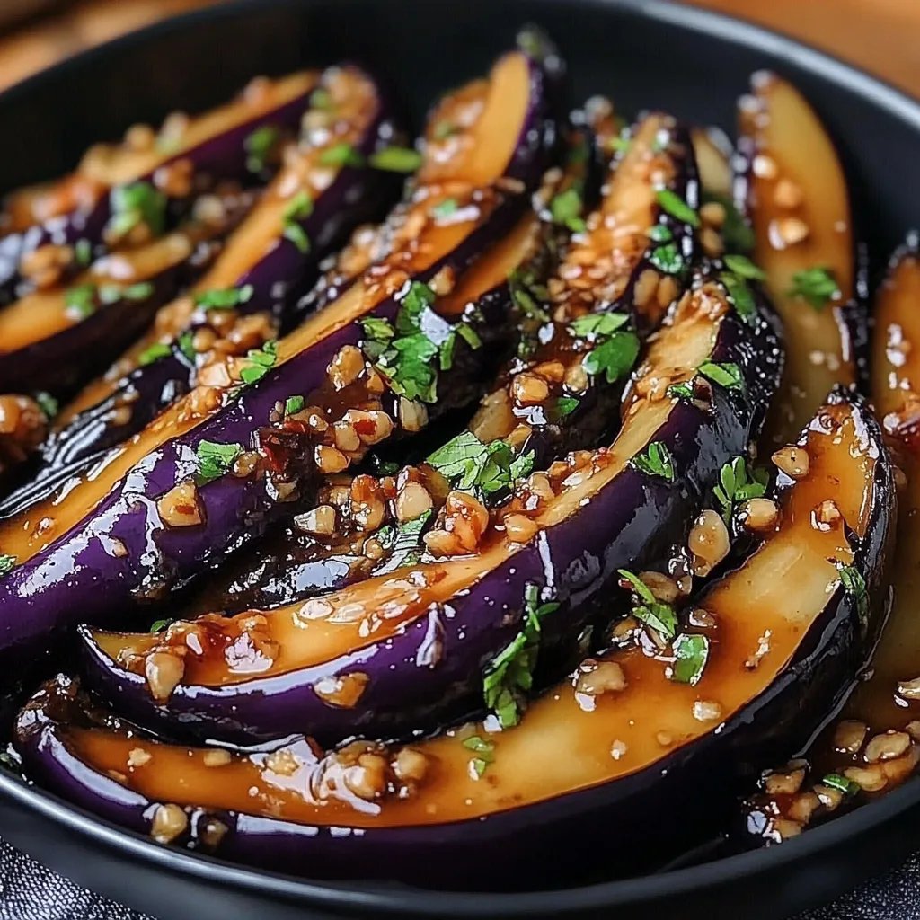 Chinese Eggplant with Garlic Sauce