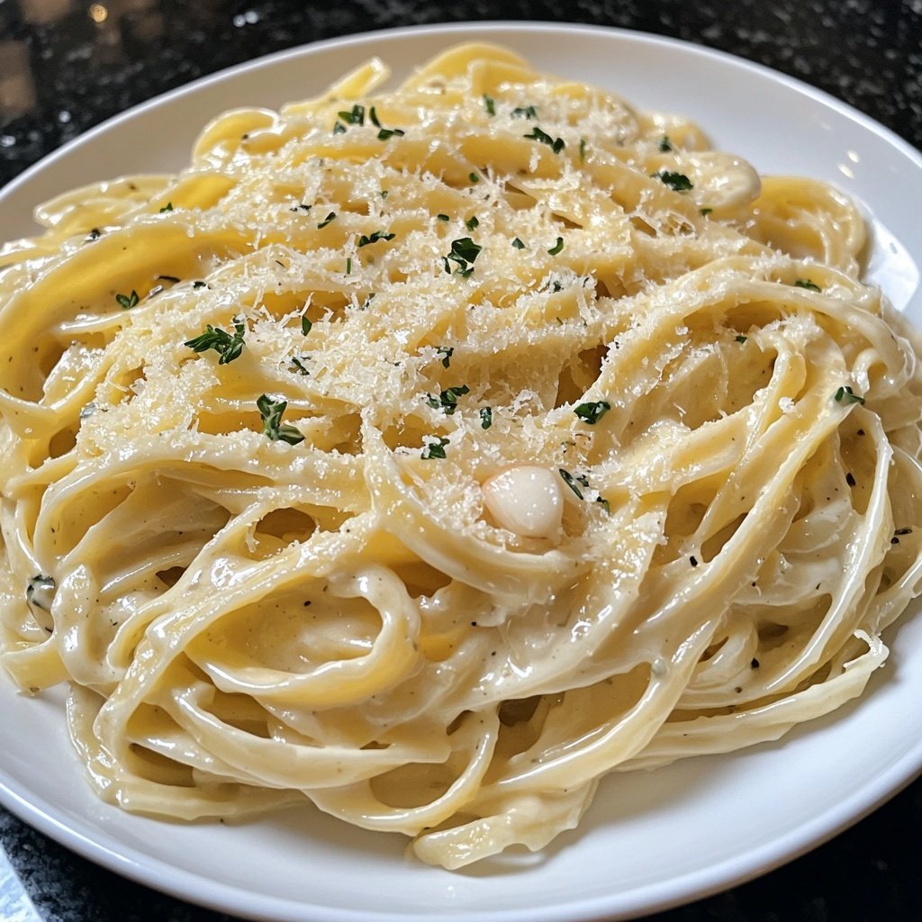One-Pot Creamy Garlic Pasta