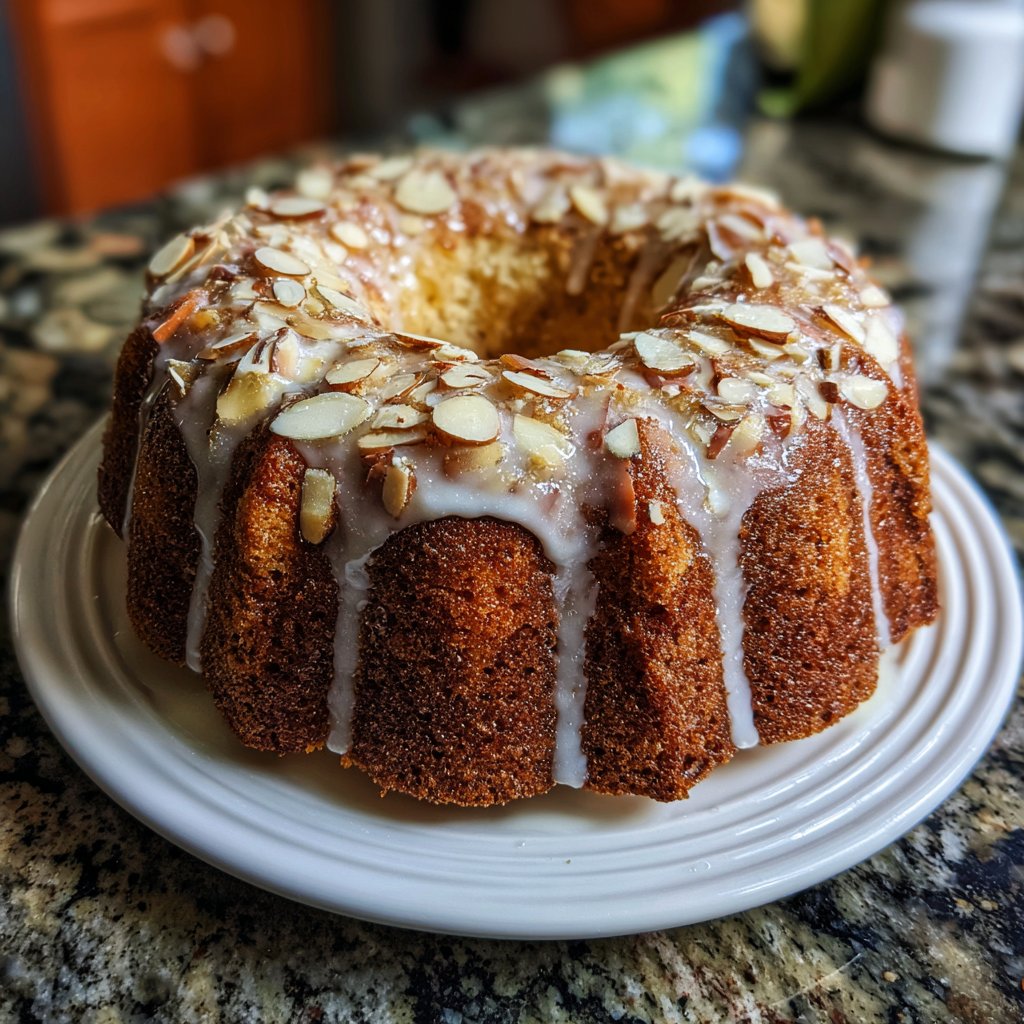 Vanilla Almond Yogurt Cake