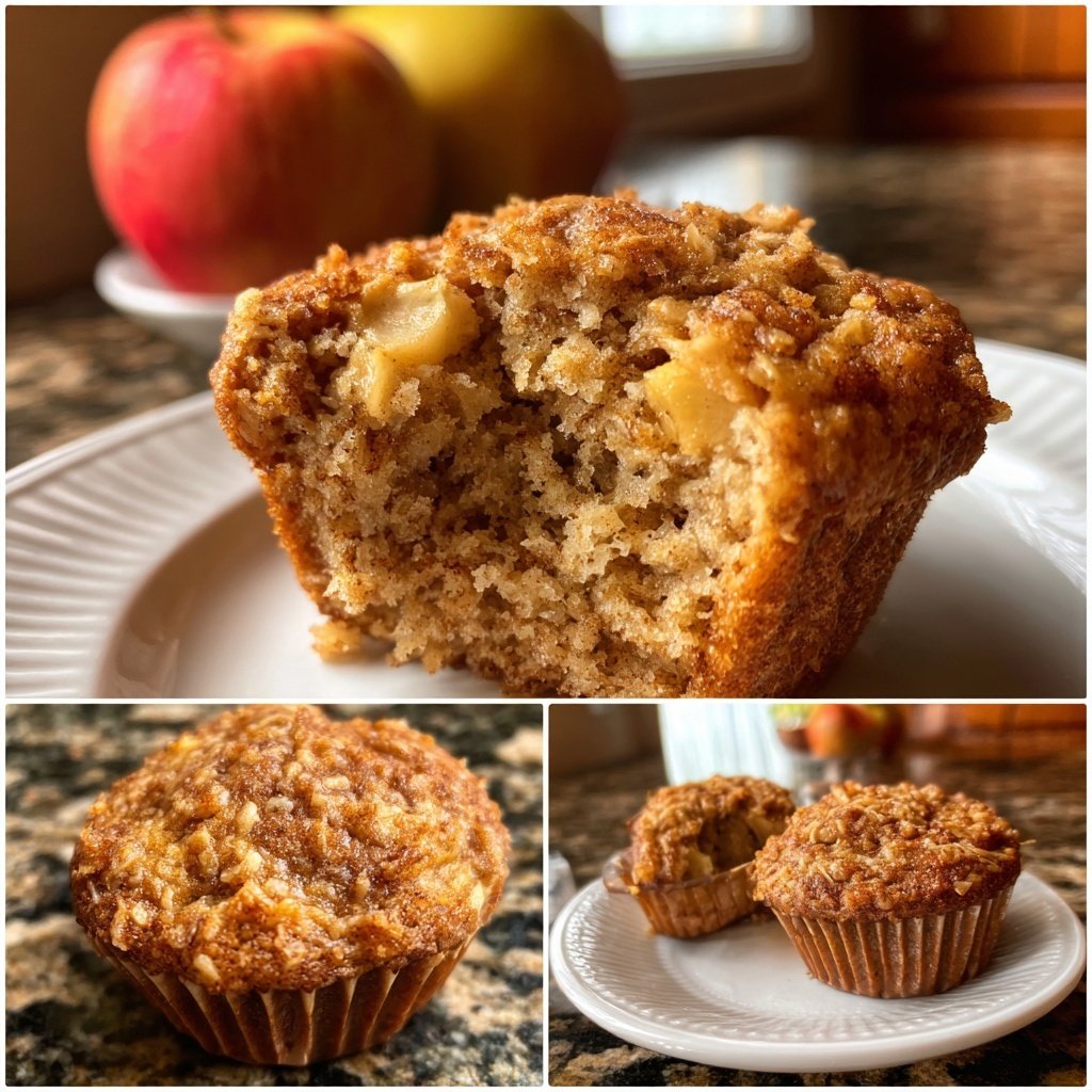 Healthy Apple Cinnamon Muffins
