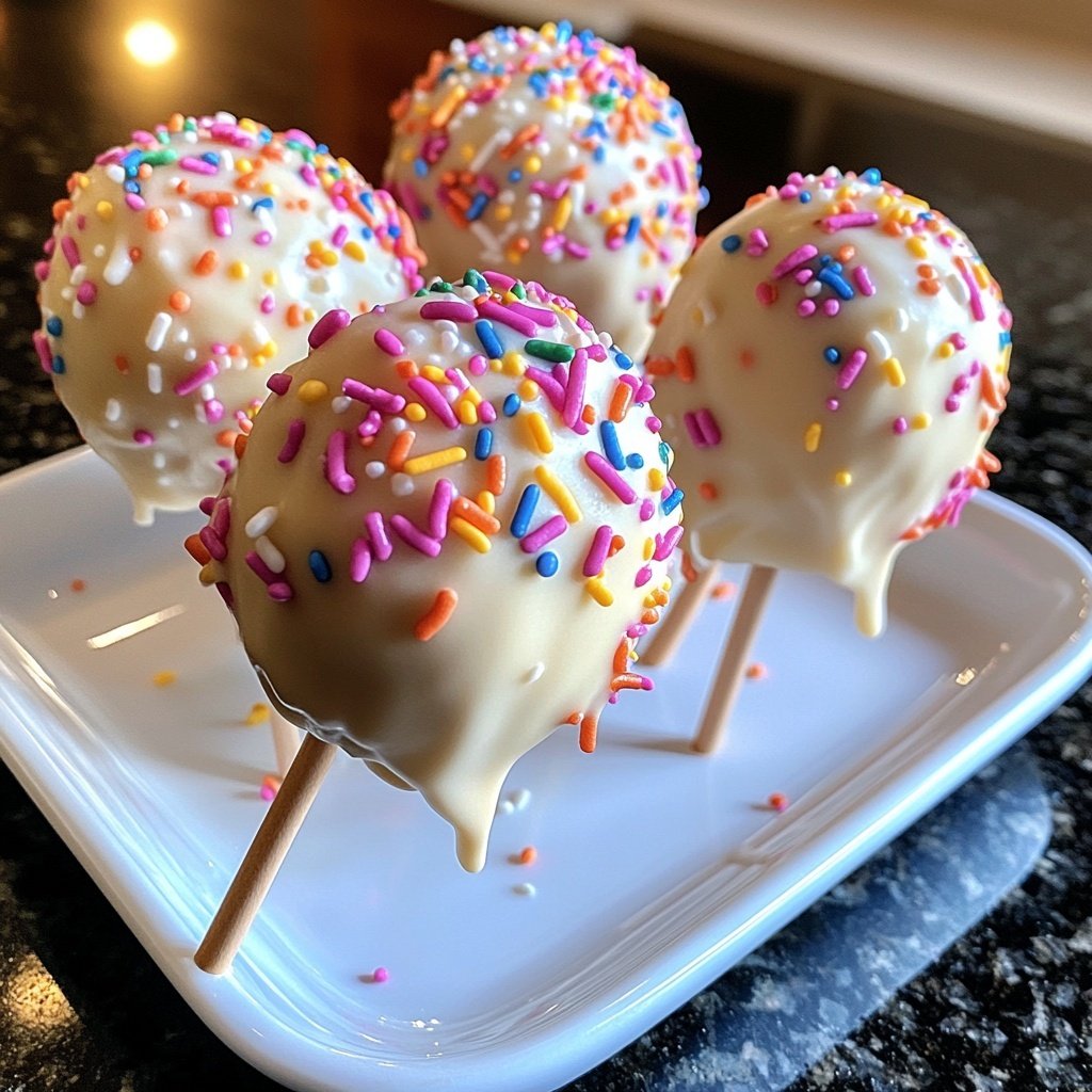 Starbucks Copycat Birthday Cake Pops
