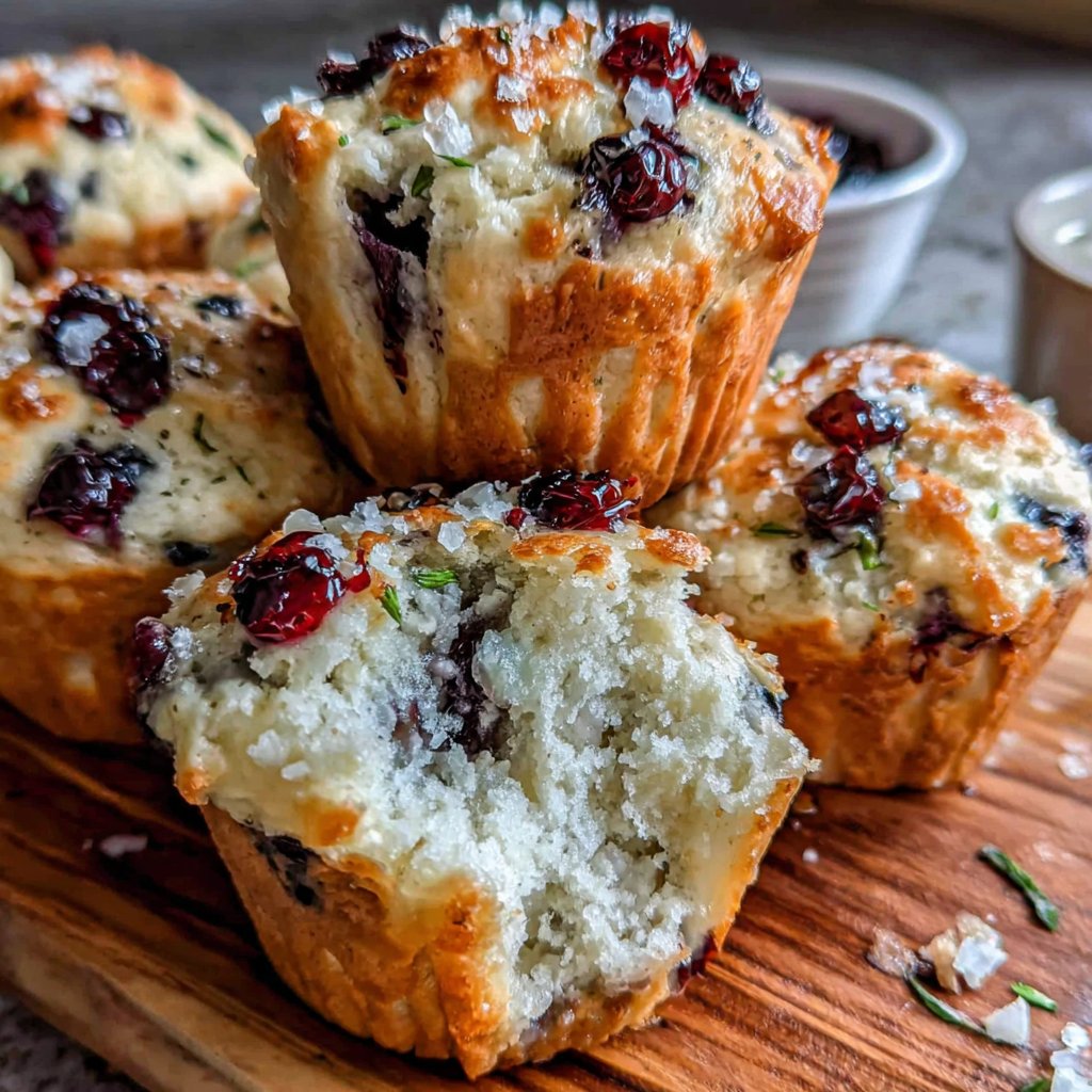 Lemon Blueberry Yogurt Muffins