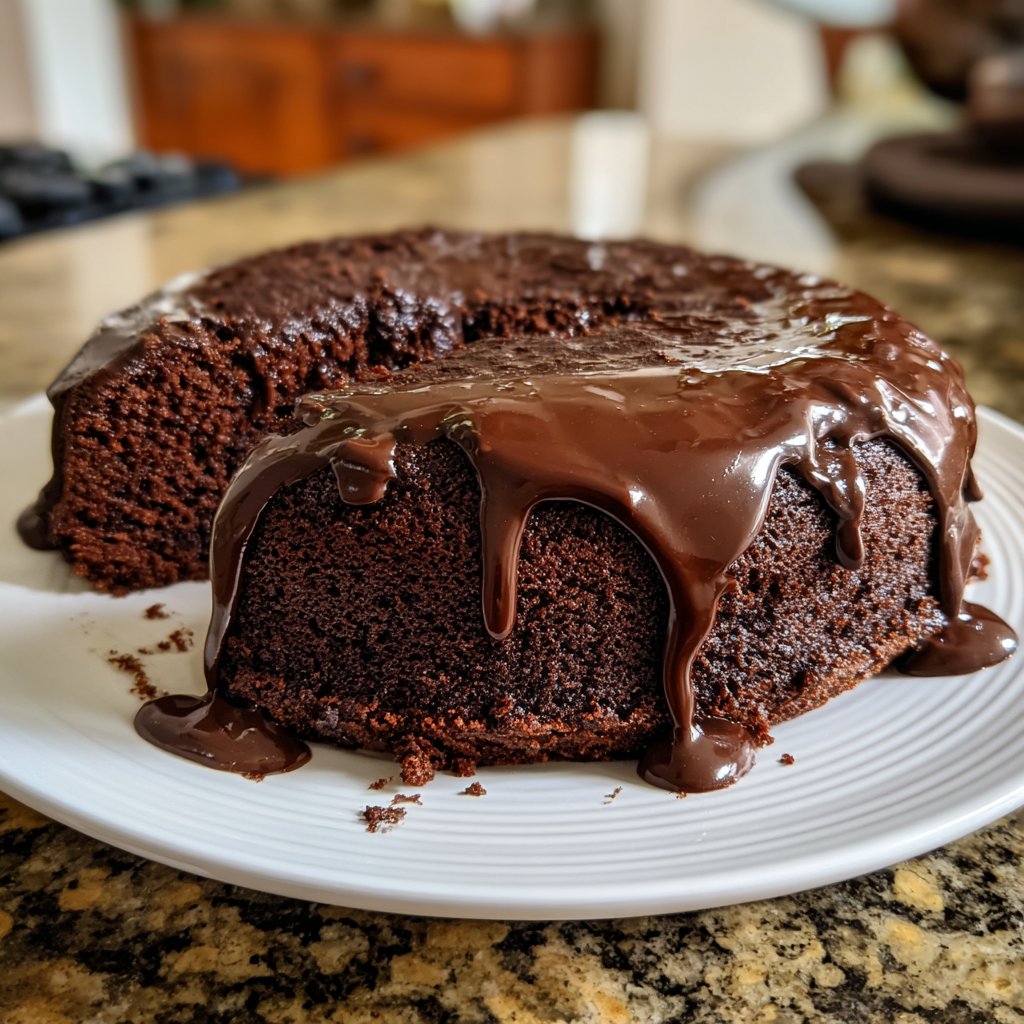 Chocolate Cake With Moist Cocoa Crumb
