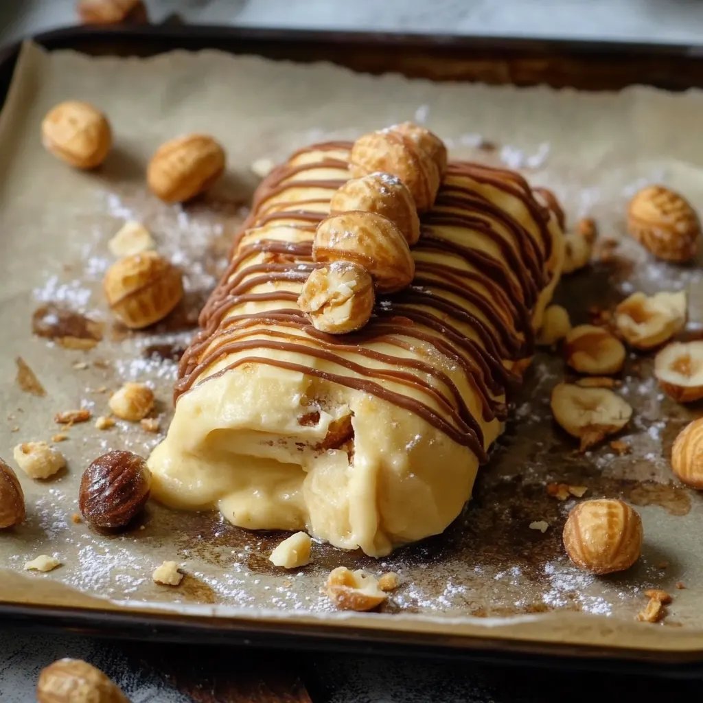 Hazelnut Custard Fillo Cigars