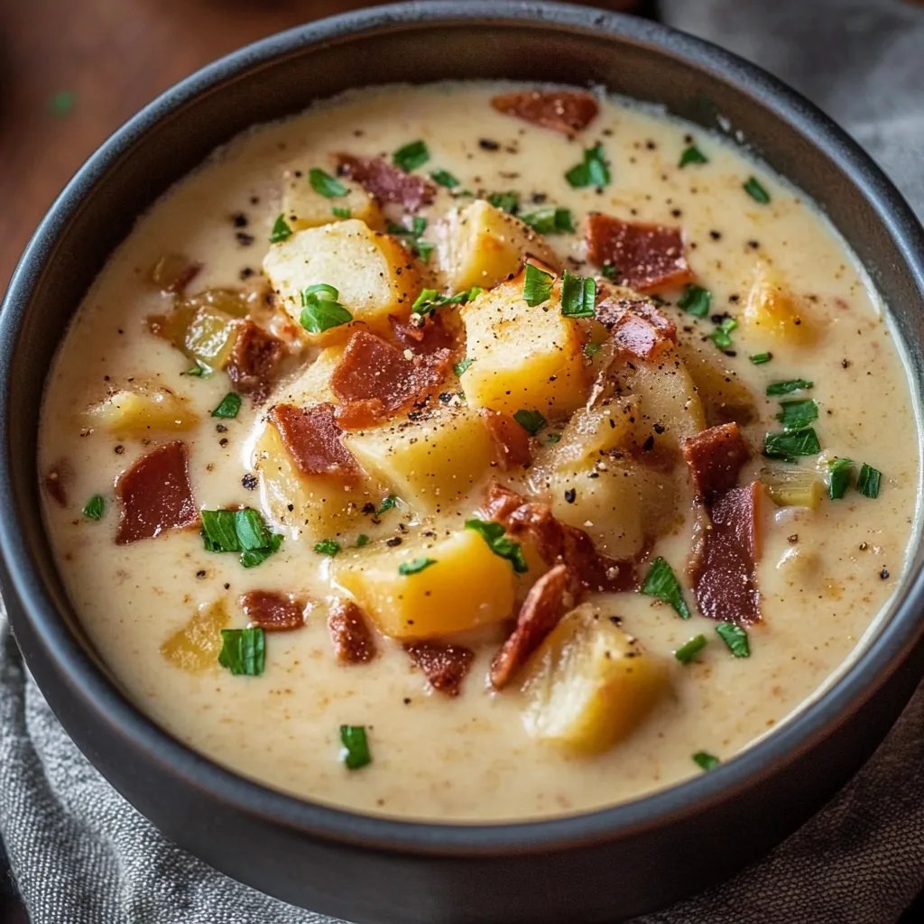 Comforting Loaded Baked Potato Soup