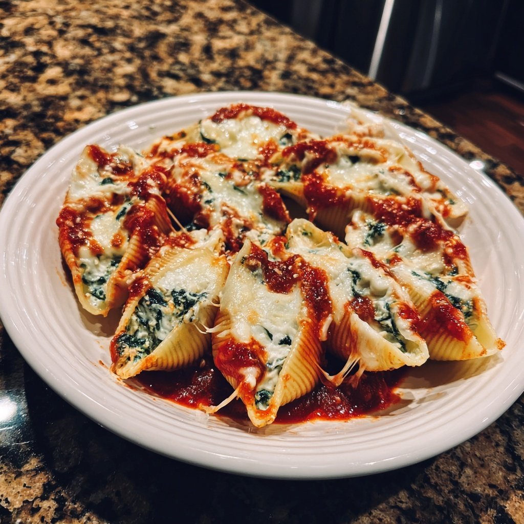 Sunday Veggie Stuffed Shells