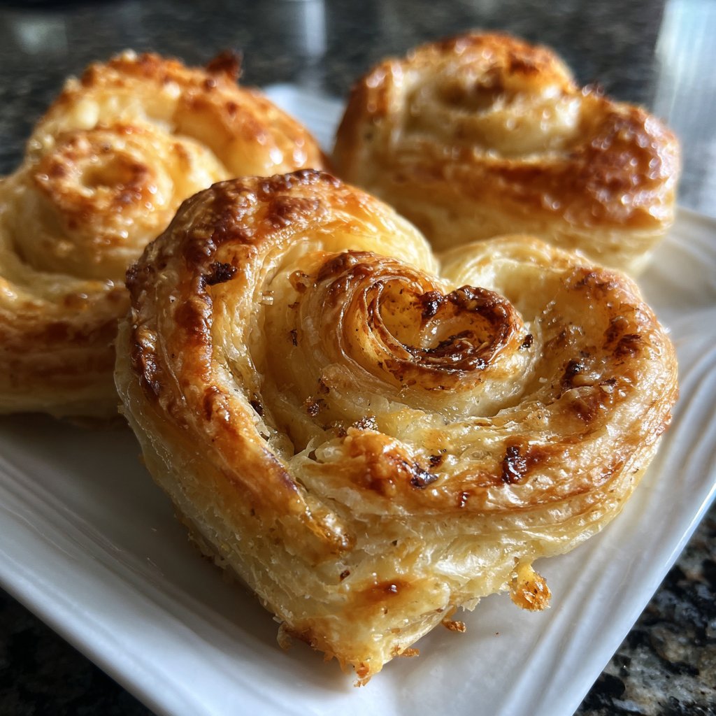 Heart-Shaped Puff Pastry Roses