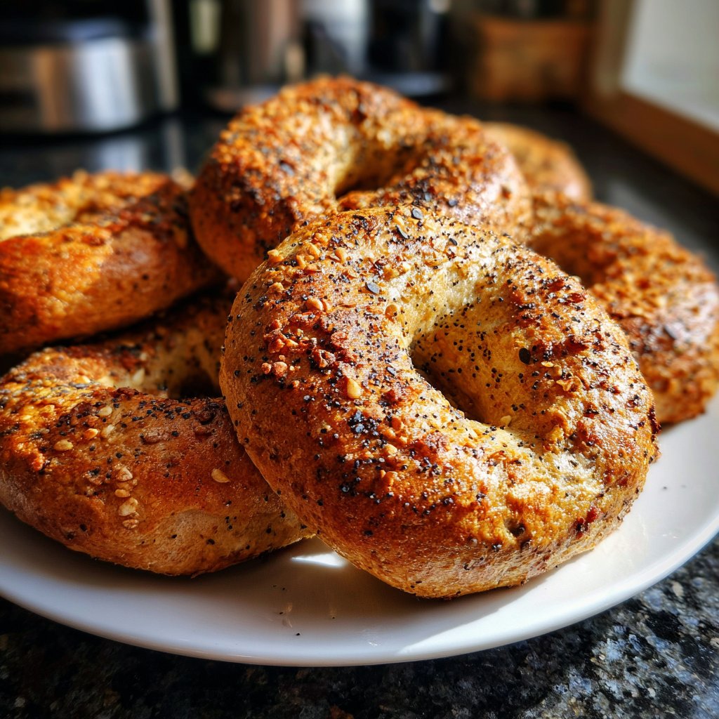 High Protein Bagels Without Yeast