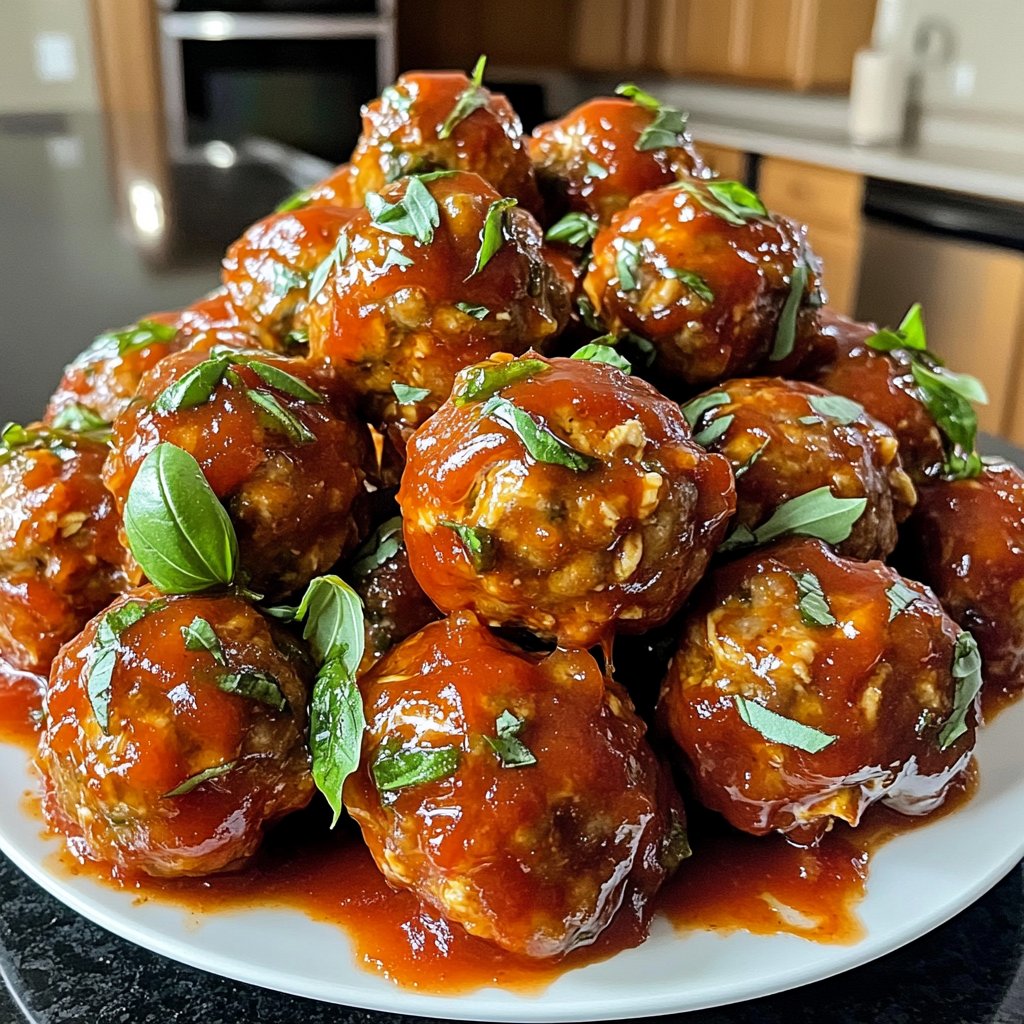 Set-It-and-Forget-It Slow Cooker Chicken Meatballs