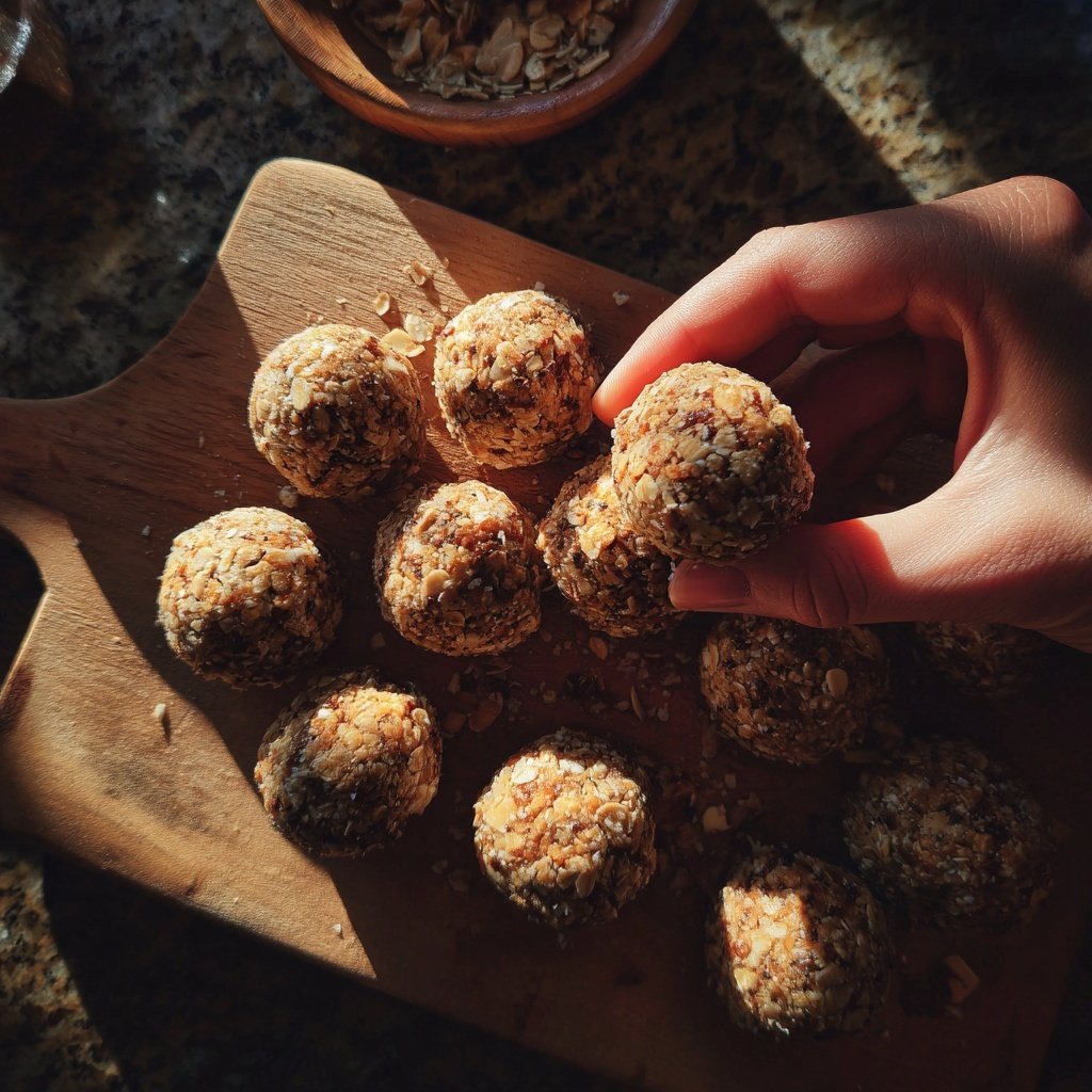 Protein Balls with Oats and Honey