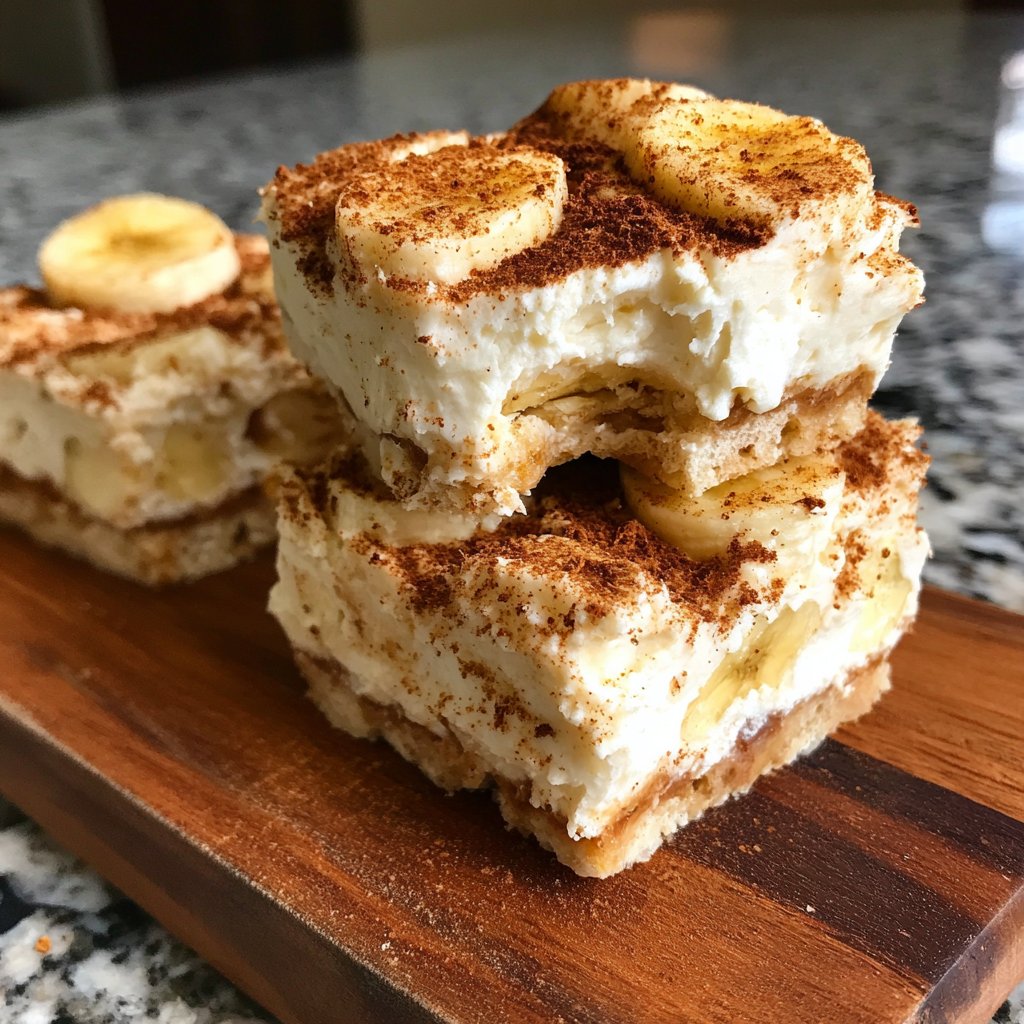 Cinnamon Banana Yogurt Squares