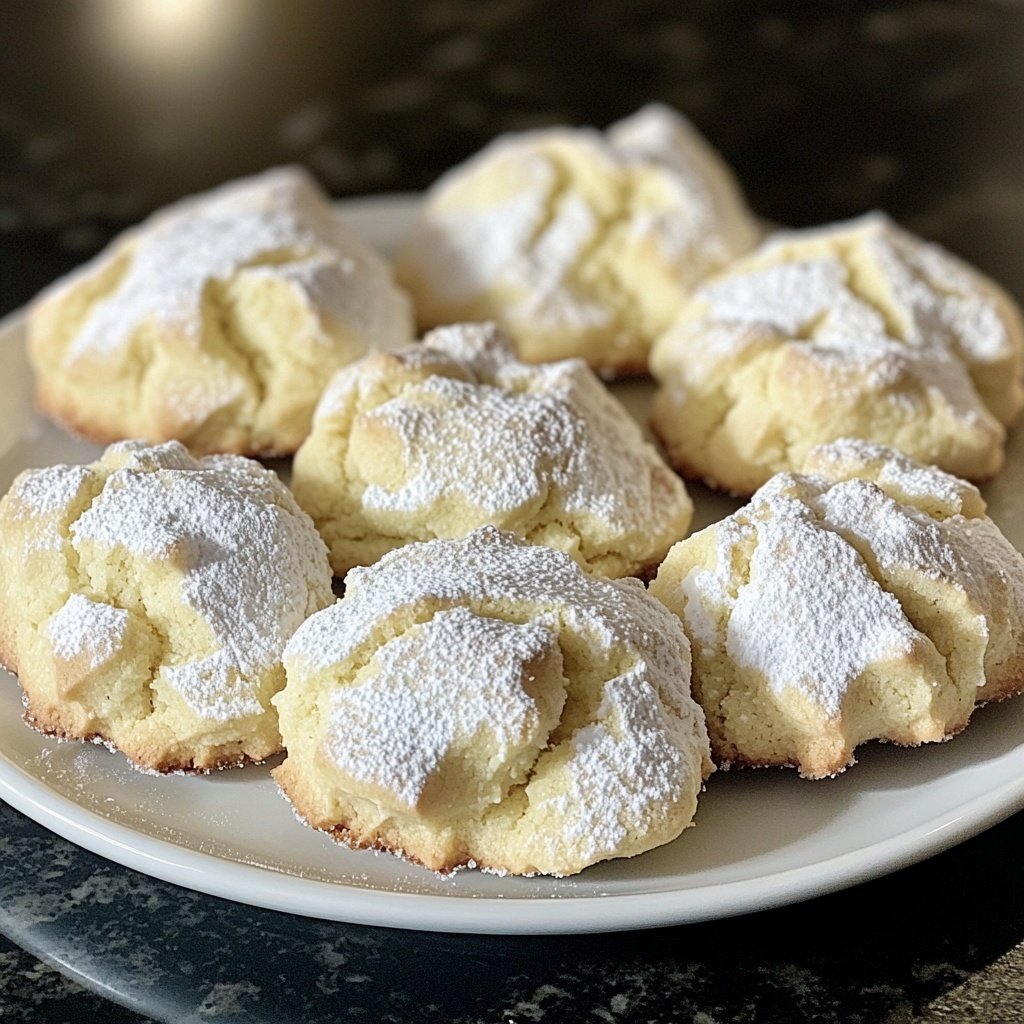 Lemon Crinkle Cookies - Herbs & Flour