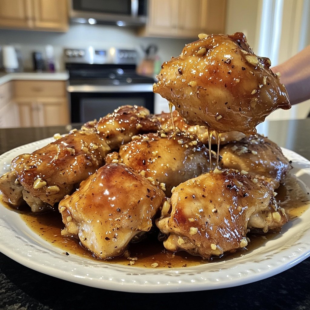Dump-and-Go Crockpot Honey Garlic Chicken