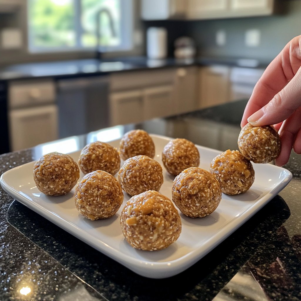 Protein Balls with Almond Milk