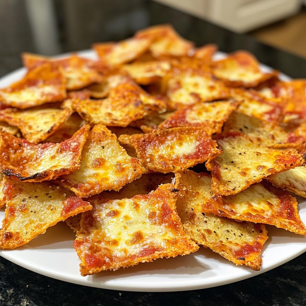 2 Ingredient Pizza Chips