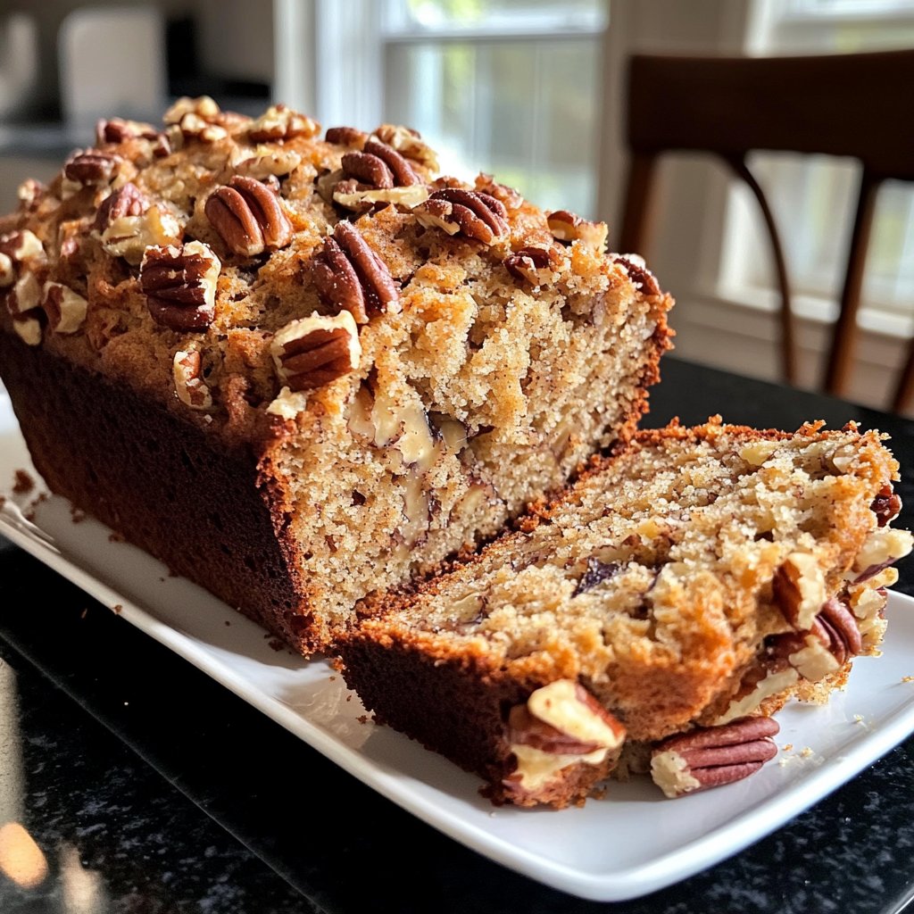 Banana Bread with Pecans Recipe
