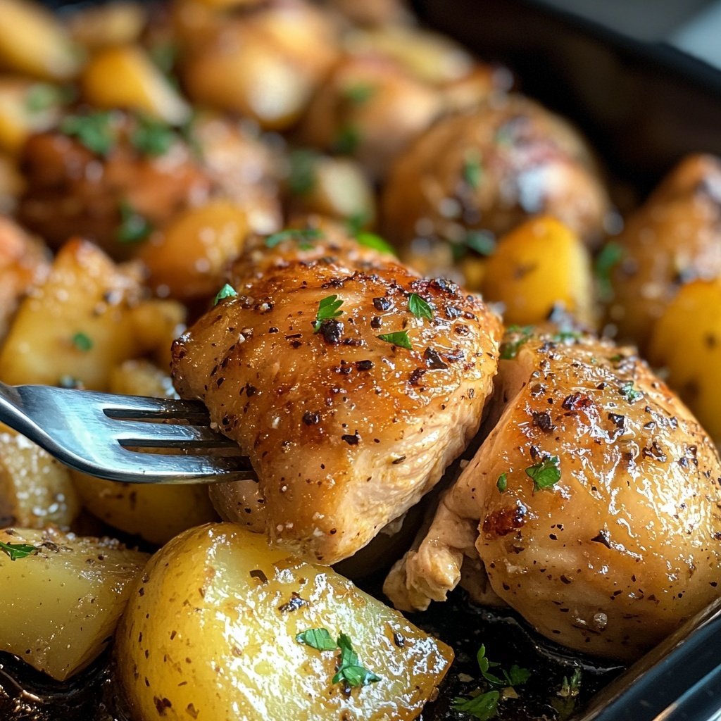 Dump-and-Go Crockpot Chicken and Potatoes
