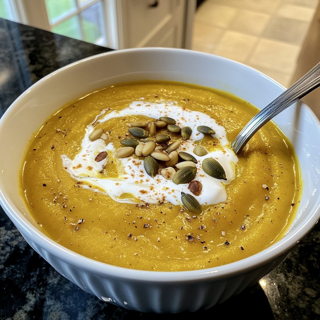 Roasted Acorn Squash Soup
