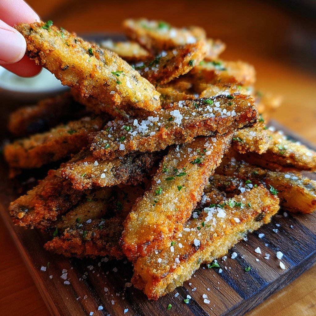 Crispy Eggplant Veggie Fries